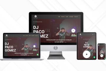Rediseño y actualización de contenidos de la web oficial de DJ Paco Gómez