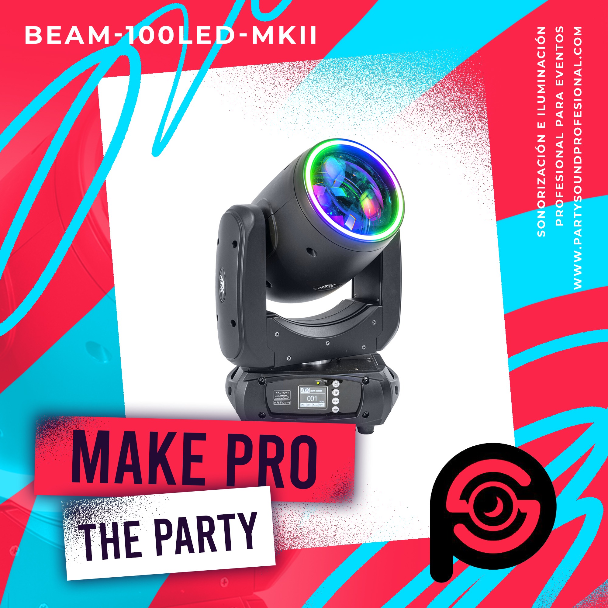 BANNER_INSTAGRAM_PARTYSOUND_PROFESIONAL_BEAM-100LED-MKII